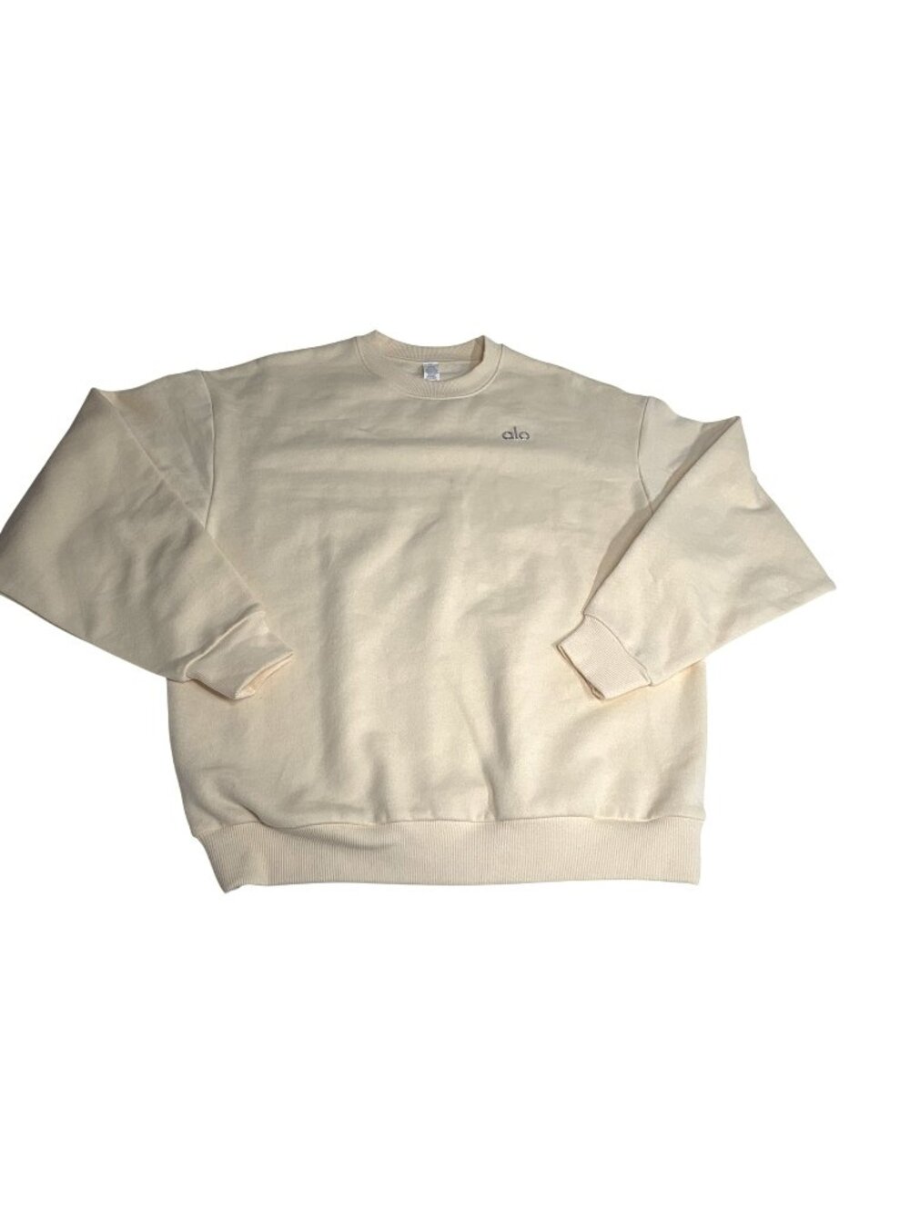 ALO Yoga Accolade Crew Neck Pullover in Candlelight Yellow